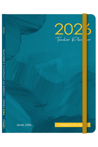 Compact A5 Teacher's Planner 2026 (Weekly) - Soft Cover