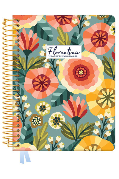 Florentina Premium Planner 2026 (Weekly) - Retro Blooms
