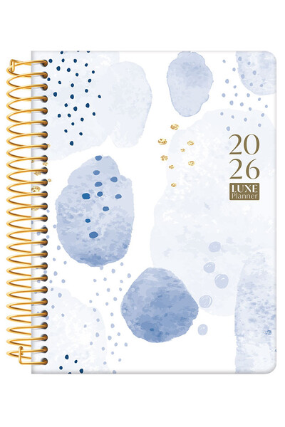 Luxe Planner 2026 (Weekly) - Indigo Quartz