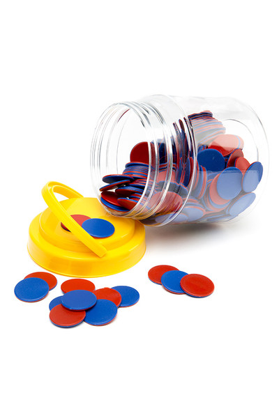 Red and Blue Counters - Jar 200