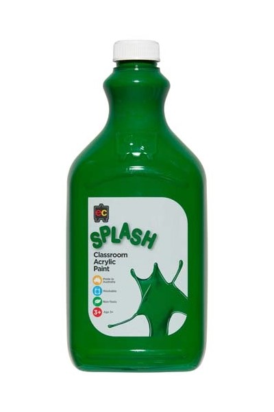 Splash Acrylic Paint 2L - Martian (Green)