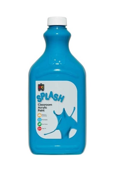Splash Acrylic Paint 2L - Peppermint (Turquoise)