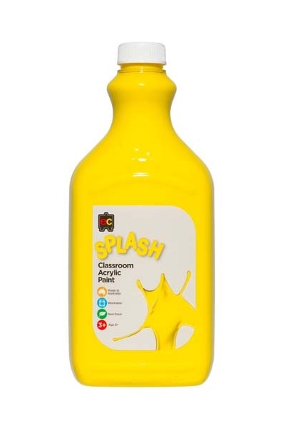 Splash Acrylic Paint 2L - Sunshine (Yellow)