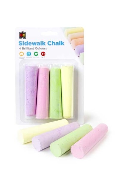 Chalk-Sidewalk Fluoro - 4 Pieces