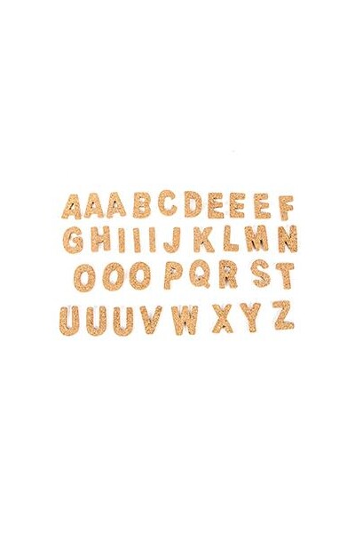 Little Cork Letters - Uppercase (Pack of 36)