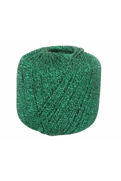 Metallic Yarn - Emerald (20g)