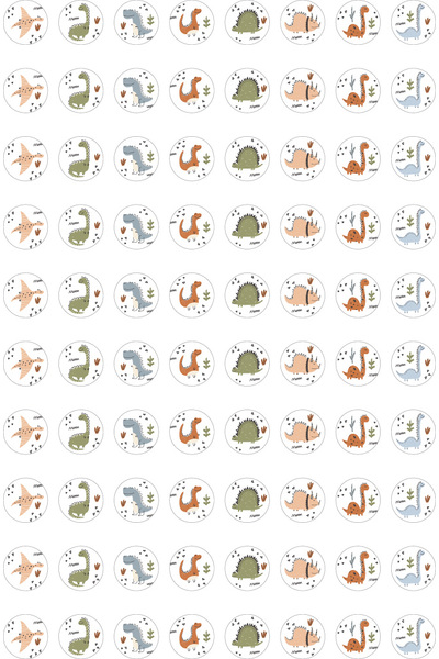 Dinosaurs - Dynamic Dots Stickers (Pack of 800)