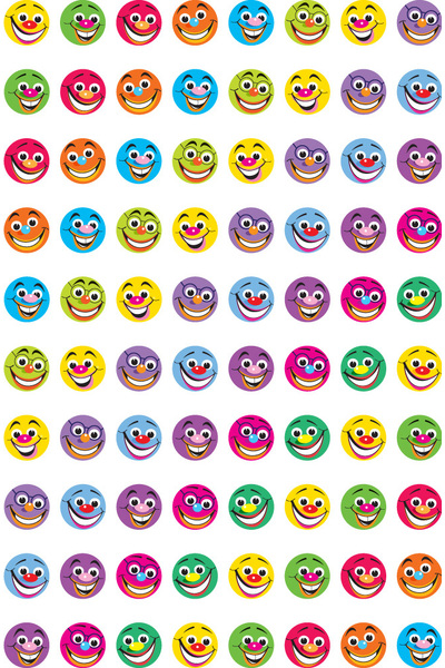 Dynamic Dots Smile Stickers (Previous Version)