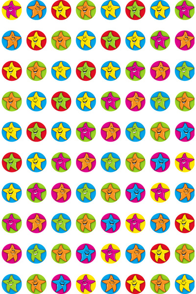Dynamic Dots Star Stickers (Previous Version)