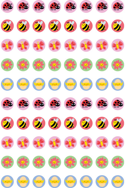 Spring - Dynamic Dots Stickers (Pack of 800)