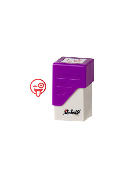 Deskmate Stamp Square - Emoji: Wink Tongue