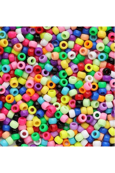 Jug Beads - Opaque: Assorted Colours (1 kg)