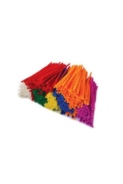 Pipe Cleaners 6mm - Coloured 15cm (Pack of 500)