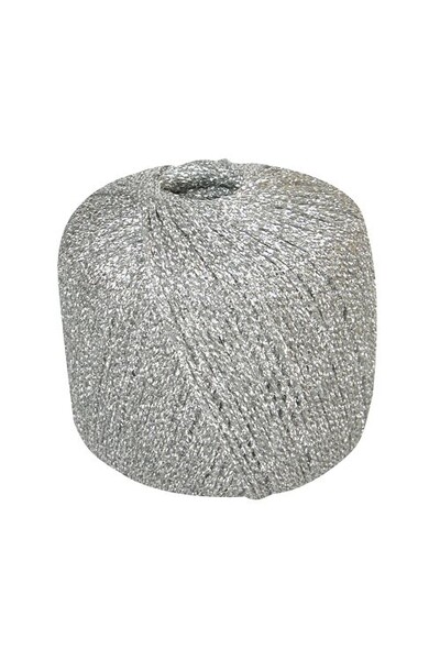 Metallic Yarn 125m - Silver