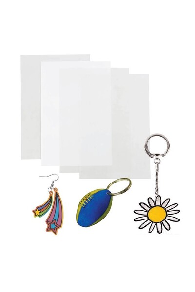 Shrink-Art Plastic A4 - Frosted (Pack of 5)
