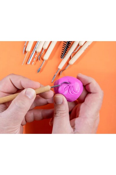 Clay Modelling Clean Up Tool Kit (Pack of 11)