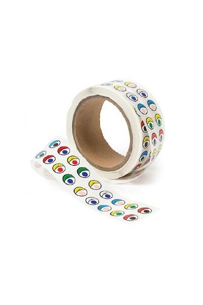 Adhesive Eyes - Assorted Colours (Roll of 2000)