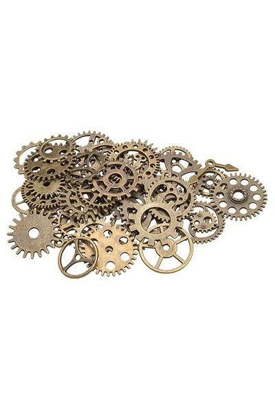Metal Gears & Cogs - Assorted (Pack of 48)