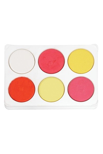 Poster Colours Paint Blocks - Warm (Pack of 6)