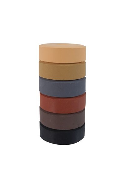 Poster Colours Paint Blocks - Refill: Earth (Pack of 6)