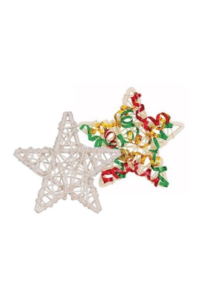 Natural Mesh Star 12cm (Pack of 10)