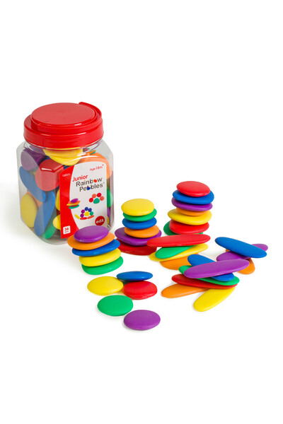 Junior Rainbow Pebbles - Jar of 36