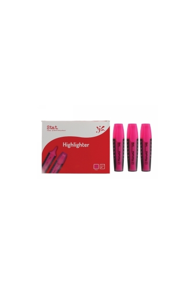 Stat: Highlighter - Pink (Box of 10)