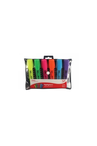 Stat: Highlighter - Assorted (Pack of 6)