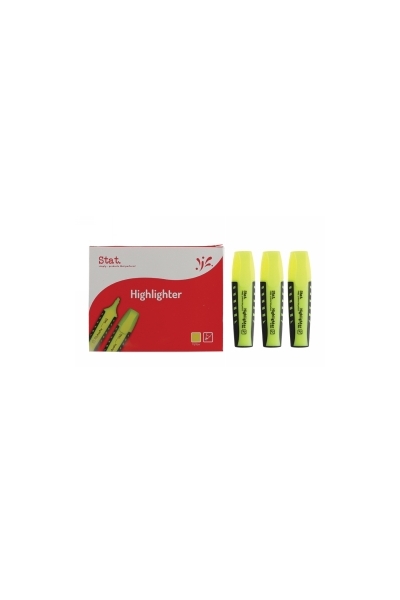 Stat: Highlighter - Yellow (Box of 10)