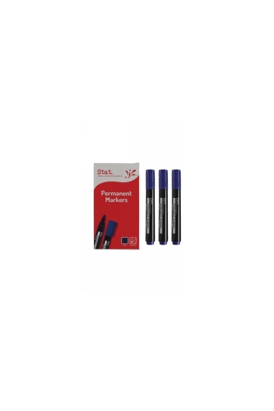 Stat Permanent Marker: 2.0mm Bullet Nib - Blue (Box of 12)