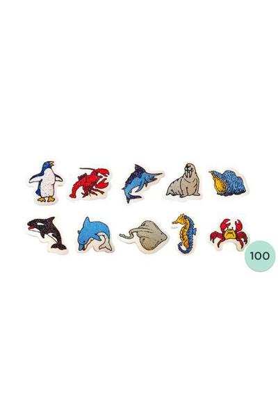 Marine Erasers - Pack of 100