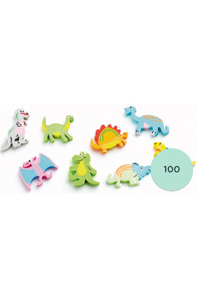 Dinosaurs Erasers - Pack of 100