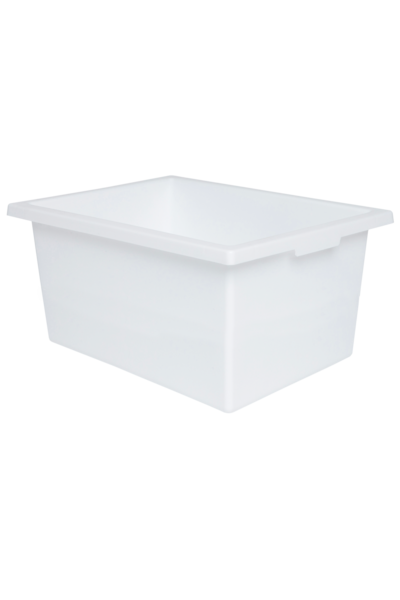 Large Tote Tray - White