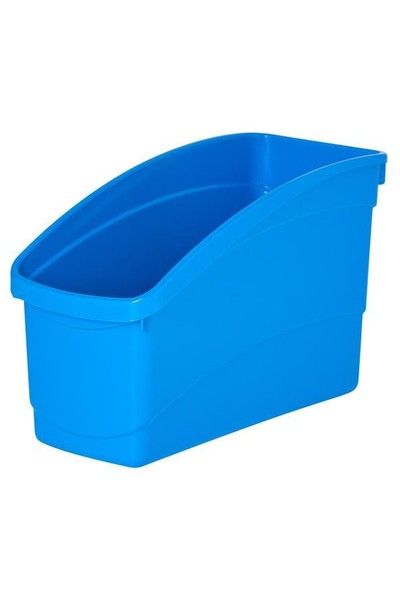 Plastic Book Tub - Playful: Light Blue