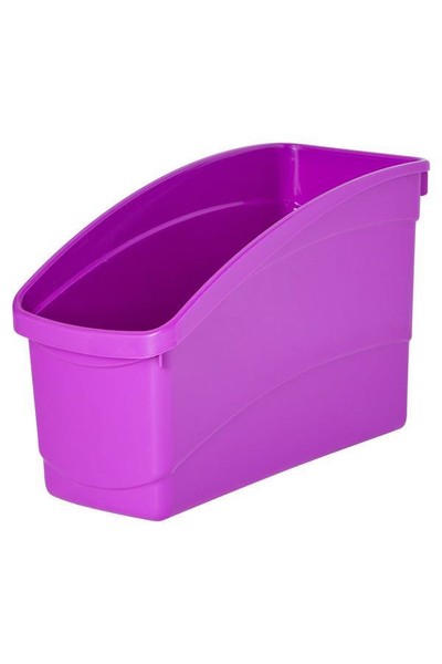 Plastic Book Tub - Playful: Purple