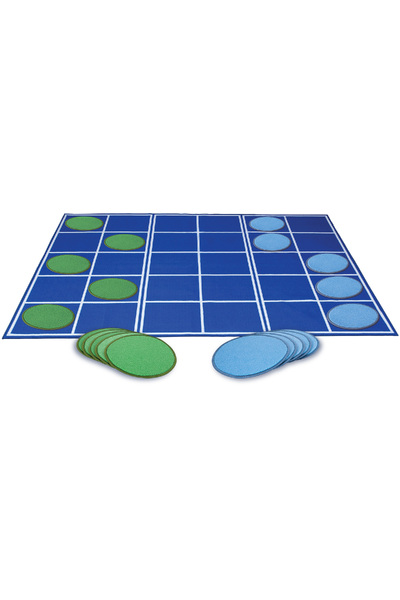 Ten Frame Rug Including Discs