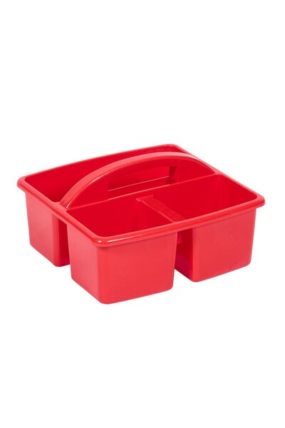 Small Plastic Caddy - Red