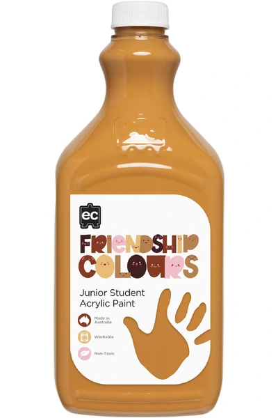 Friendship Colours Acrylic Paint 2 L - Honey