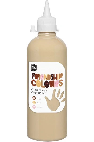 Friendship Colours Acrylic Paint 500 ml - Olive