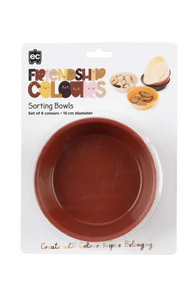 Friendship Colours Sorting Bowls - Pack of 6