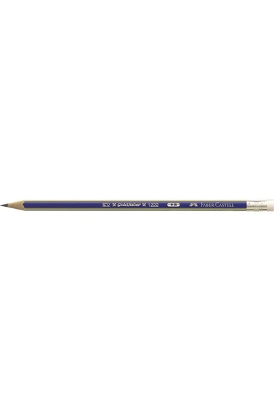 Faber-Castell Goldfaber Lead Pencil - Graphite: HB with Eraser Tip (Tin of 7)