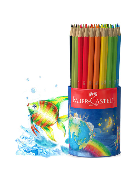 Faber-Castell Coloured Pencils - Watercolour (Tin of 72)