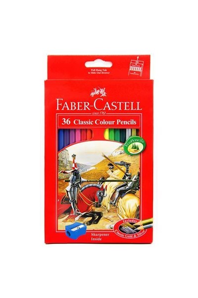 Faber-Castell Coloured Pencils - Classic (Pack of 36)