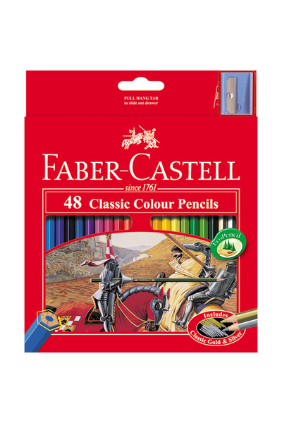 Faber-Castell Coloured Pencils - Classic (Pack of 48)