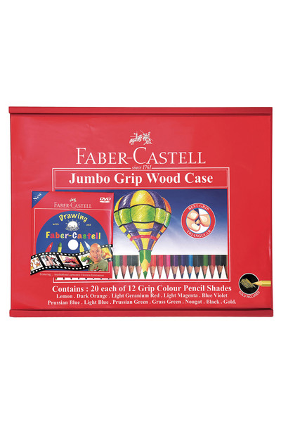 Faber-Castell Coloured Pencils - Junior: Jumbo Grip Triangular (Pack of 240)