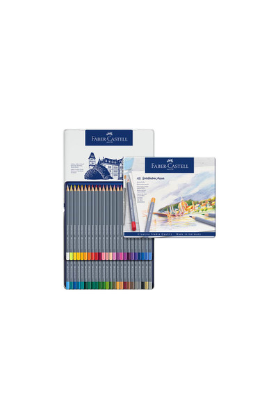 Faber-Castell Coloured Pencils - Goldfaber Watercolour: Tin of 48