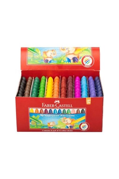 Faber-Castell Crayons - Chublets (8x12 Colours): Box of 96
