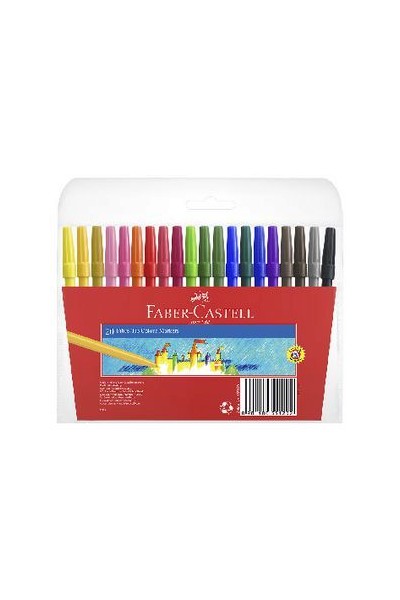 Faber-Castell Markers - Colour: Assorted (Pack of 20)