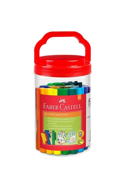 Faber-Castell Markers - Connector Pens: Bucket (Pack of 28)