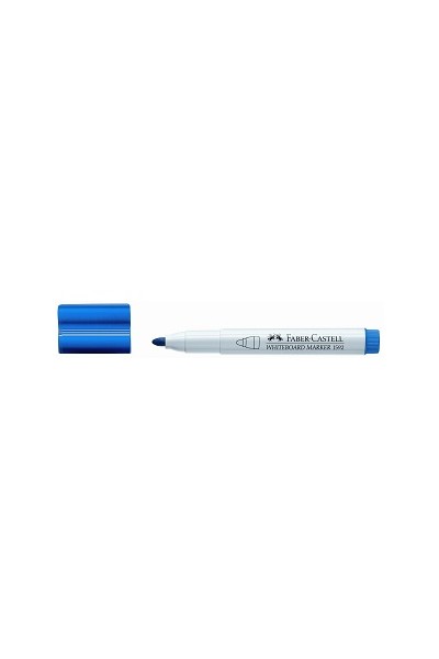 Faber-Castell Whiteboard Markers - Connector: Blue (Box of 10)